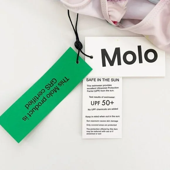 Molo Baby Girl Size 18-24M Nalani Happy Dots One Piece Swimsuit - Picture 4 of 7